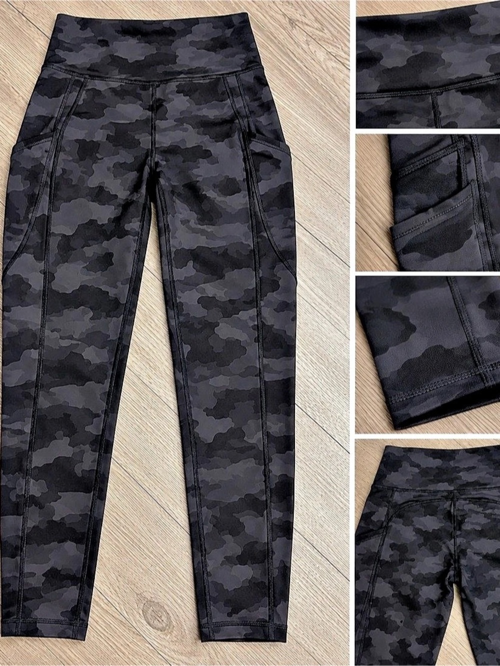 Lululemon Fast and Free Tight II 25" *Non-Reflective Nulux Camo Leggings